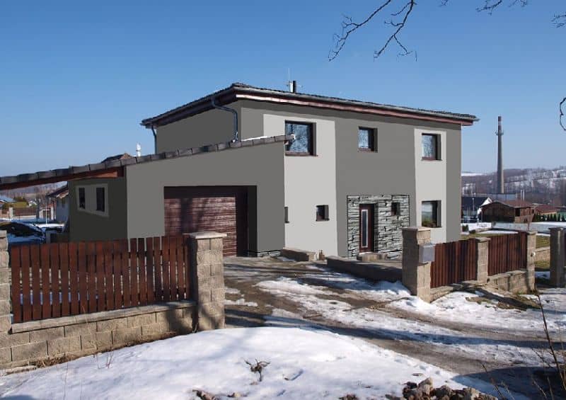 Vizualizace fasády - návrh 9