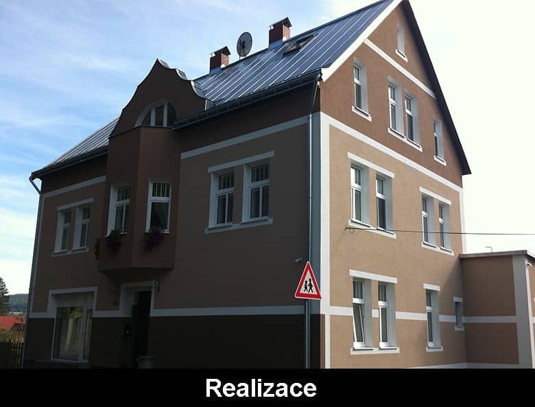 Dům po finální realizaci fasády